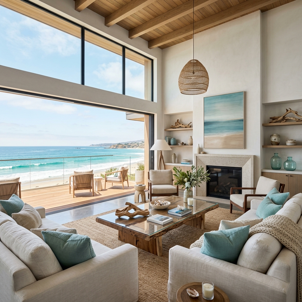 OctopusAve Shore House Living Room Interior